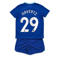 Chelsea Kai Havertz #29 Fußballbekleidung Heimtrikot Kinder 2022-23 Kurzarm (+ kurze hosen)